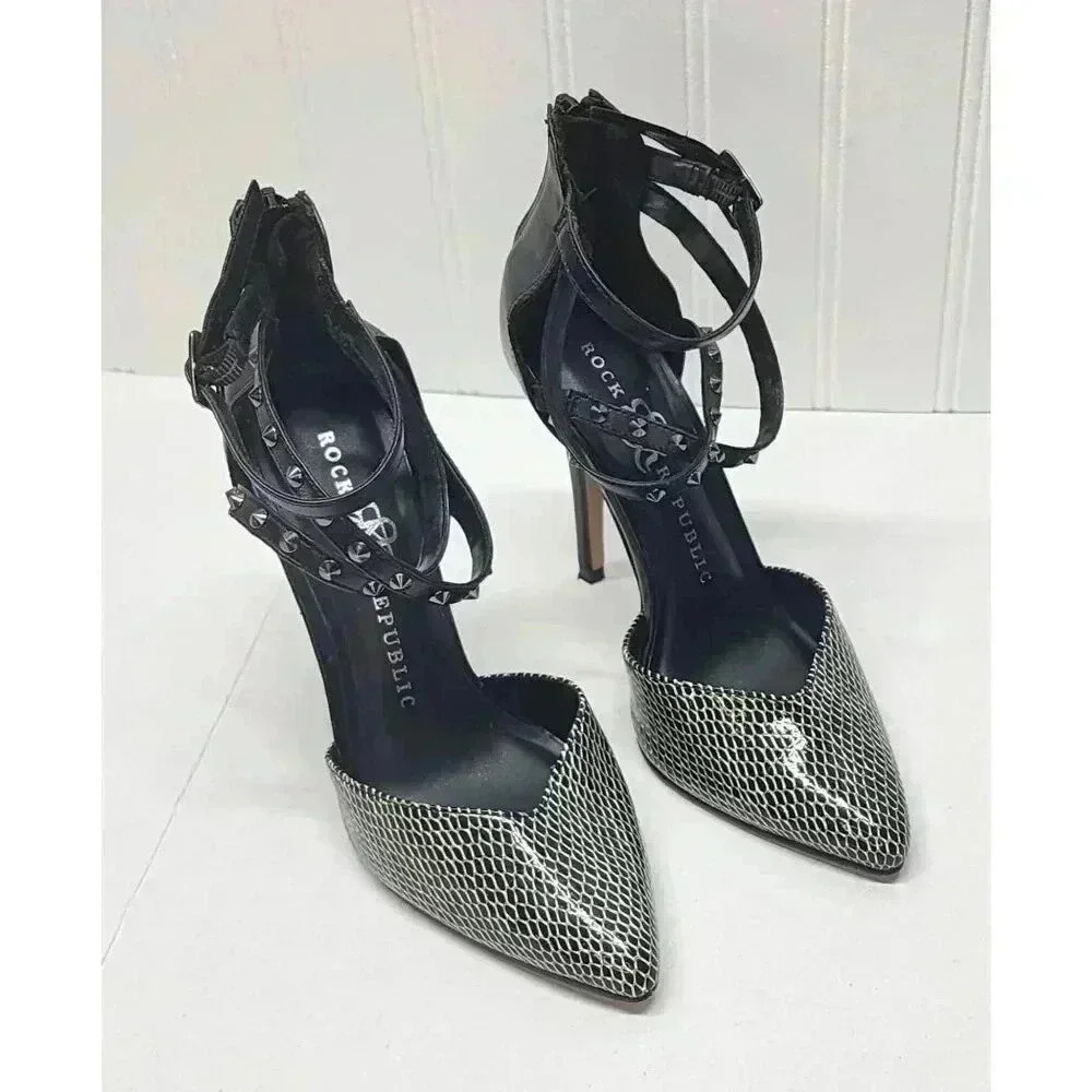 Rock & Republic Women's Spiked Heels with Spikes and  size 6M